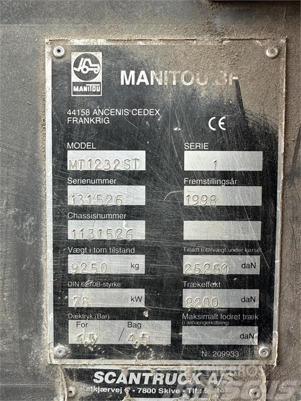 Manitou MT 1232 ST Teleskopiskie manipulatori