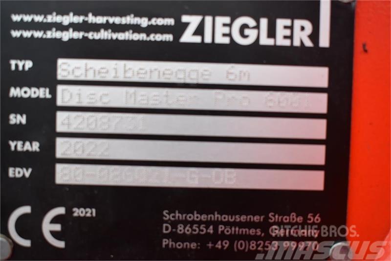 Ziegler Disc Master Pro 6001 Disku lobītāji/ecēšas