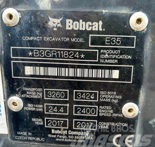Bobcat E35 Minibagger Mini ekskavatori < 7 t