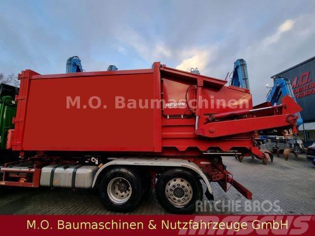 Bruns SP 1502 / Müllsammelaufbau/ Hecklader / Atkritumu izvešanas transports