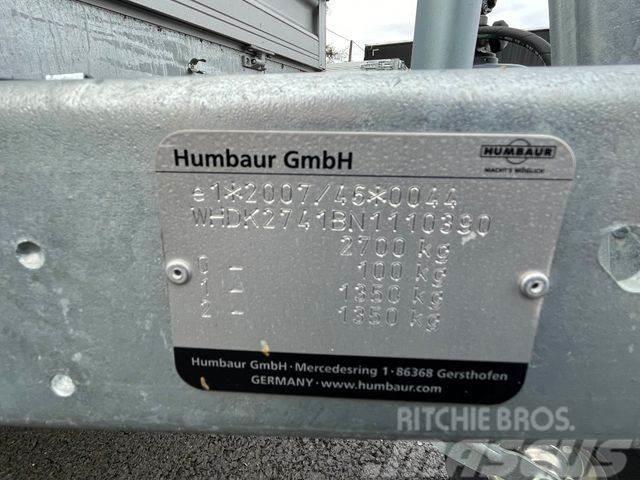 Humbaur HUK273117, Standort: FR/Corcelles Platformas/izkraušana no sāniem