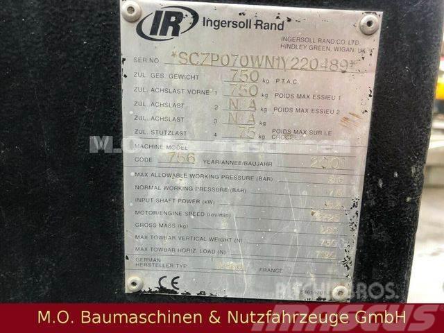 Ingersoll Rand Kompressor / 7 bar / 750 Kg Citas sastāvdaļas