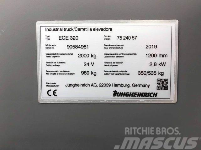 Jungheinrich ECE 320 - 2400MM GABELN - NUR 276 STD. Citi