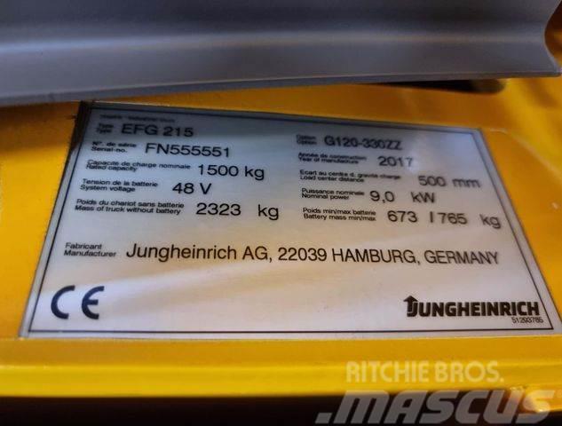 Jungheinrich EFG 215 - 3.3M HUBHÖHE - 5.188 STD. - NEUWERTIG Autokrāvēji - citi