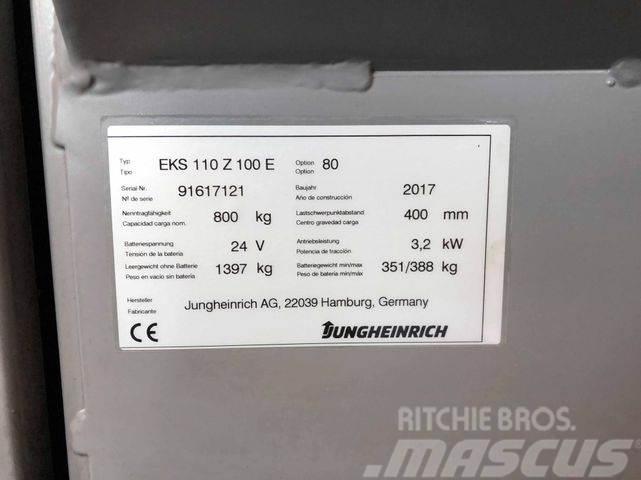 Jungheinrich EKS 110 - BJ. 2017 - NUR 1081 STD. -BATTERIE 86% Citi