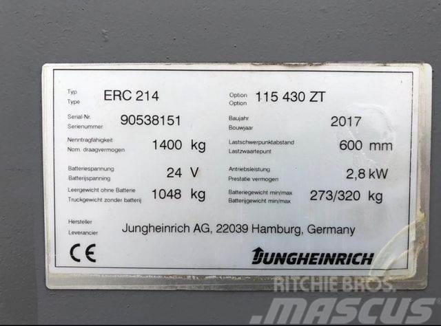 Jungheinrich ERC 214 - 4300MM HUB - 1400KG - NEUWERTIG Pasūtījumu savācējs lielam augstumam