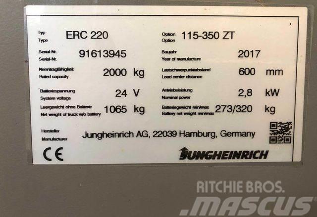 Jungheinrich ERC 220 - 3500MM HUB - 2000KG - 2357STD. Pasūtījumu savācējs lielam augstumam