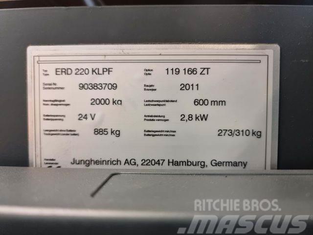 Jungheinrich ERD 220 - 1660MM HUB - 2000KG - INITIAL Pasūtījumu savācējs lielam augstumam