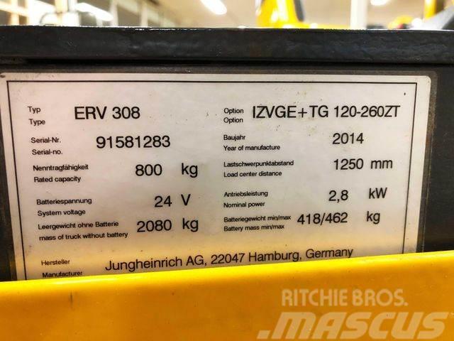 Jungheinrich ERV 308 - SPEZIALBAU - 4659STD. - BJ.2014 Pasūtījumu savācējs lielam augstumam