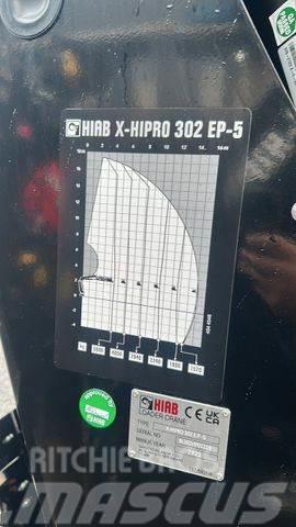  Kran HIAB X-HiPro 302 EP-5 Smagās mašīnas ar celtni