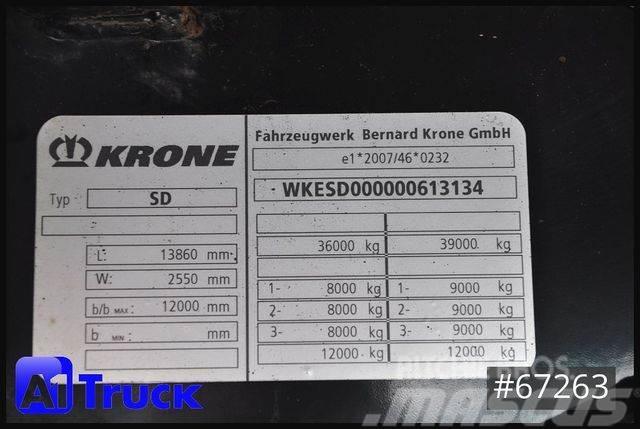 Krone SDK 27, Koffer, 1 Vorbesitzer, TÜV 08/2024 Noslēgtās piekabes