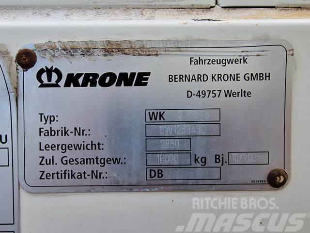Krone WK 7.3 RSTG / Textil / Koffer / Rolltor Platformas