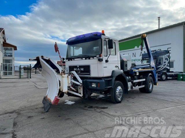 MAN 19.293 4X4 snowplow, for containers vin 491 Citi