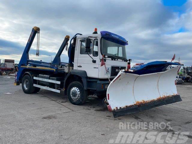 MAN 19.293 4X4 snowplow, for containers vin 491 Citi