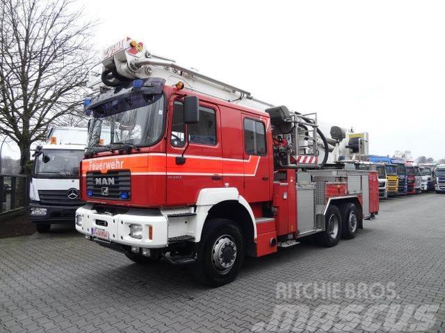 MAN FE410 6X6/ Vema Lift 32 Meter/ Feuerwehr Pacēlāji uz automašīnas bāzes