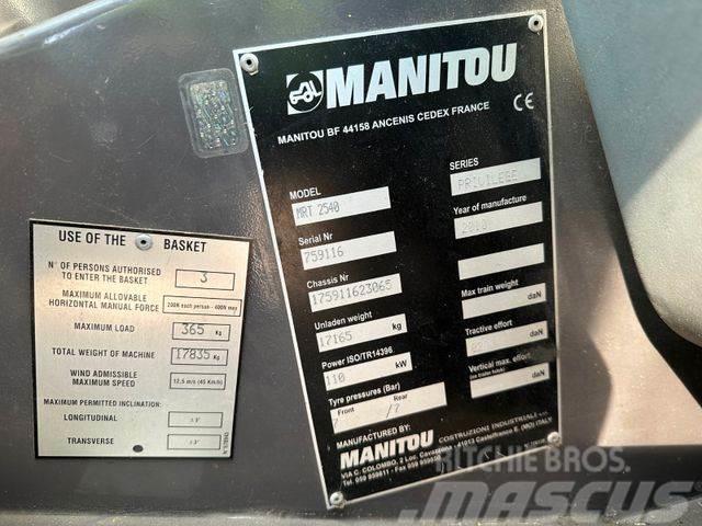 Manitou MRT 2540 P manipulator vin 065 Strēles pacēlāji