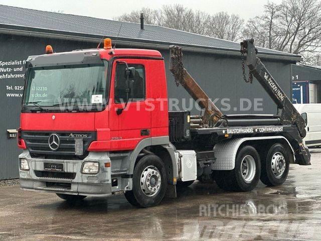 Mercedes-Benz Actros 2546 MP2 V6 Motor 6x2 Absetzkipper Kabeļu pacēlājs nomontējamām kravas mašīnām