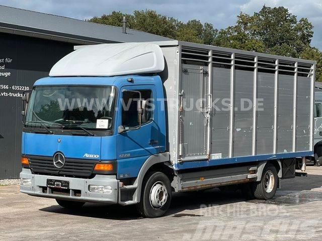 Mercedes-Benz Atego 1228 4x2 Blatt-/Luft 1.Stock Stehmann Dzīvnieku pārvadāšanas transports