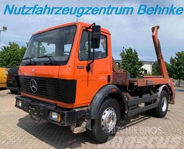 Mercedes-Benz SK 1717 Meiller Absetzer/ Diff-Sprerre/ 1 Hand Kabeļu pacēlājs nomontējamām kravas mašīnām