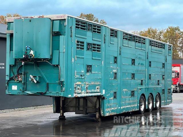 Pezzaioli 3.Stock Cattle-Cruiser Hals+Tiefbett Typ2 Dzīvnieku transportēšanas piekabes