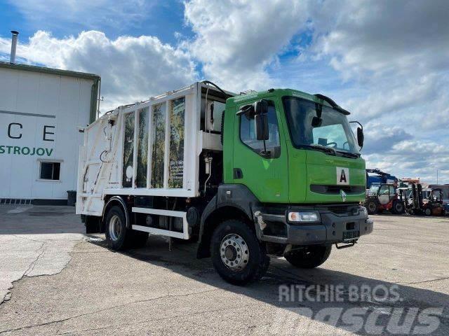 Renault KERAX 260.19 4X4 garbage truck E3 vin 058 Atkritumu izvešanas transports