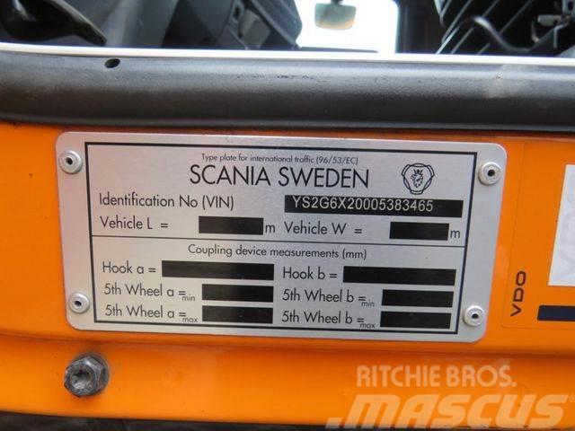 Scania G 410 LB 6x2*4HNA Abrollkipper Lift+Lenkachse 28 Treileri ar āķi