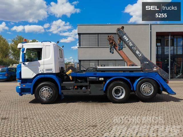 Scania P 380 LB6X2*4HSA / Absetzkipper / neue Batterien Kabeļu pacēlājs nomontējamām kravas mašīnām