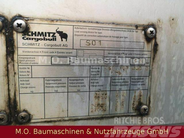 Schmitz Cargobull S 01 / 3 Achser / Luftgefedert / Zemie treileri