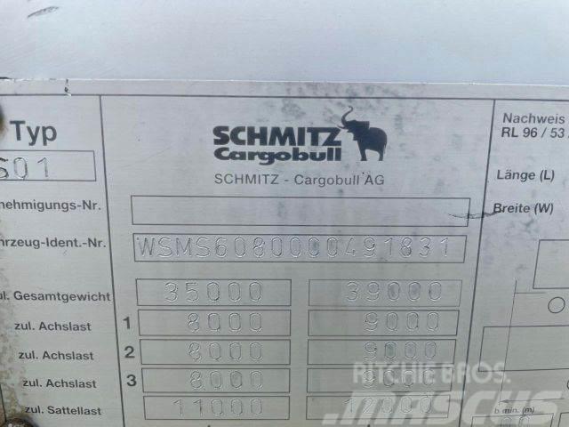 Schmitz Cargobull woodtrailer vin 831 Kokmateriālu vešanas piekabes