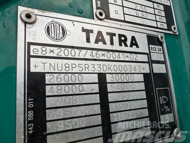 Tatra woodtransporter 6x6, crane + R.CH trailer vin343 Kokvedēji