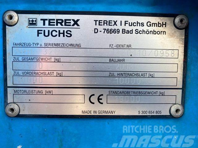 Terex Fuchs MHL 320 Umschlagbagger **BJ. 2008 * 7701H Ekskavatori uz riteņiem