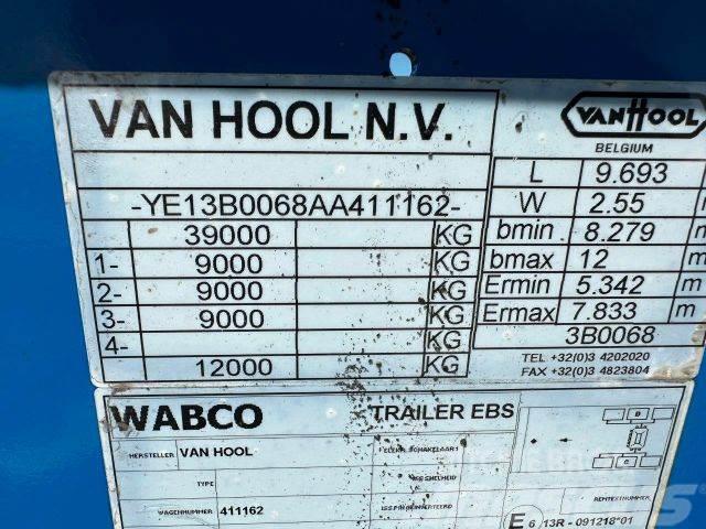 Van Hool LOWDECK for containers vin 162 Zemie treileri