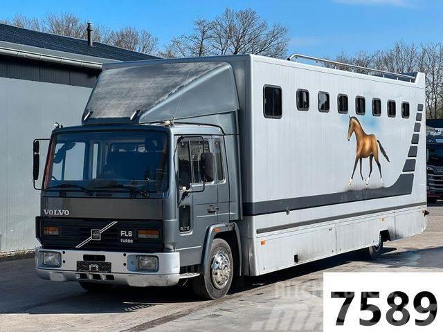 Volvo FL 6-11 Turbo Pferdetransporter 7 Pferde Dzīvnieku pārvadāšanas transports