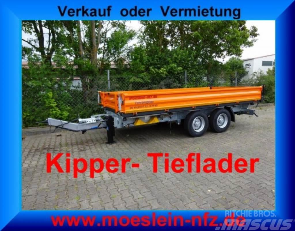 Möslein TTD11 Orange neuer Tandem 3- Seitenkipper Tieflad Pašizgāzējs
