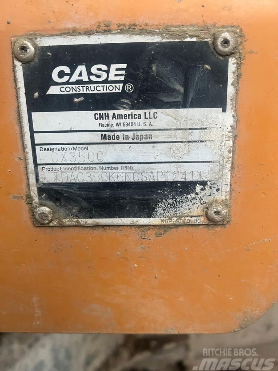 CASE CX350C Kāpurķēžu ekskavatori