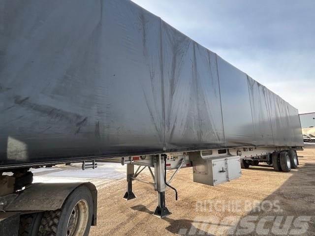 MAC Trailer 53 FT ALUMINUM FLATBED WITH FAST TRACK TAR Tents