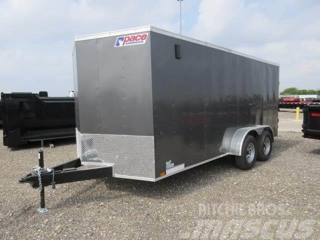 Pace American 7'X16' ENCLOSED TRAILER WITH REAR RAMP DO Furgons
