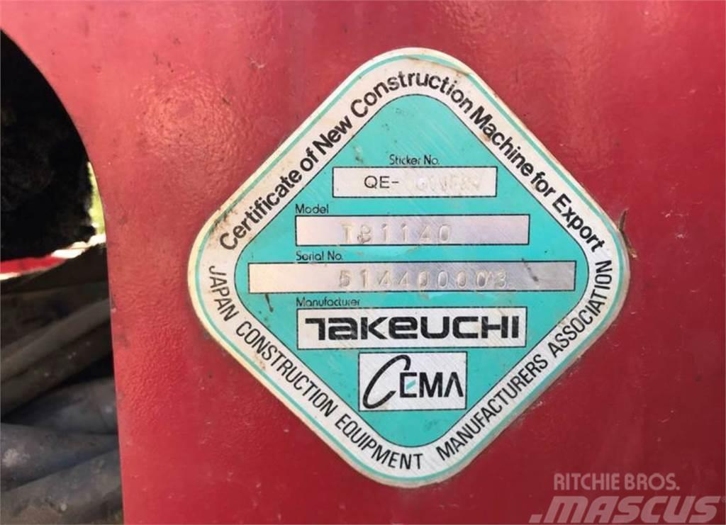Takeuchi TB1140 Mini ekskavatori < 7 t
