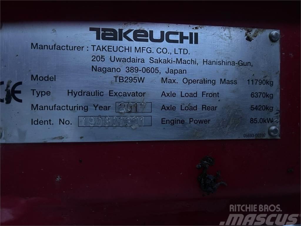 Takeuchi TB295 W Ekskavatori uz riteņiem