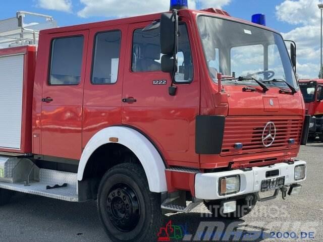 Mercedes-Benz LK 1222 4x4 Ziegler Feuerwehr 1620 L. Tank+Pumpe Furgons