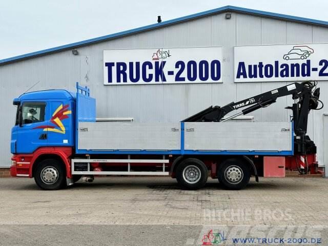 Scania R400 Atlas Tirre 191L 9m=1,7t. 7m Ladefl. 1.Hand Platformas/izkraušana no sāniem