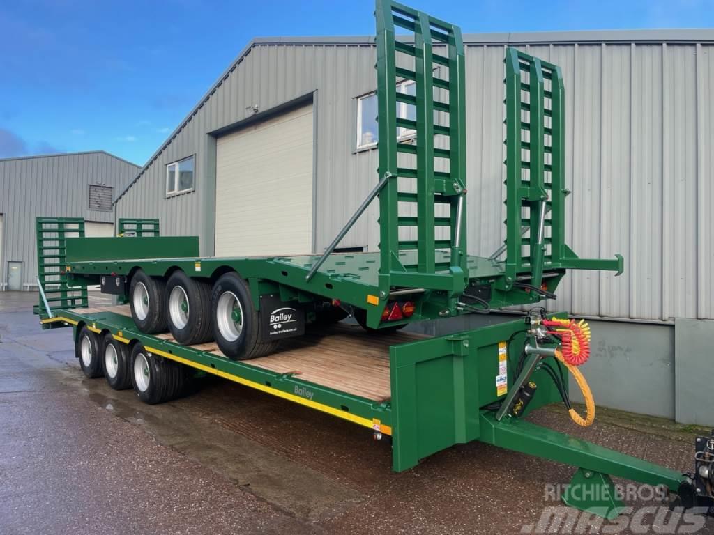 Bailey 20 Ton Tri-Axle Low loader trailer Standarta piekabes