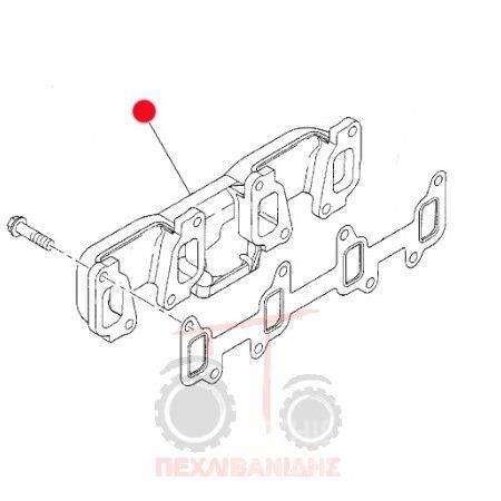 Agco spare part - exhaust system - other exhaust system Citi