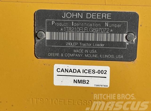 John Deere 210L EP Kravas automašinas konteineru vedeji