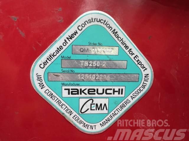 Takeuchi TB250-2 Mini ekskavatori < 7 t
