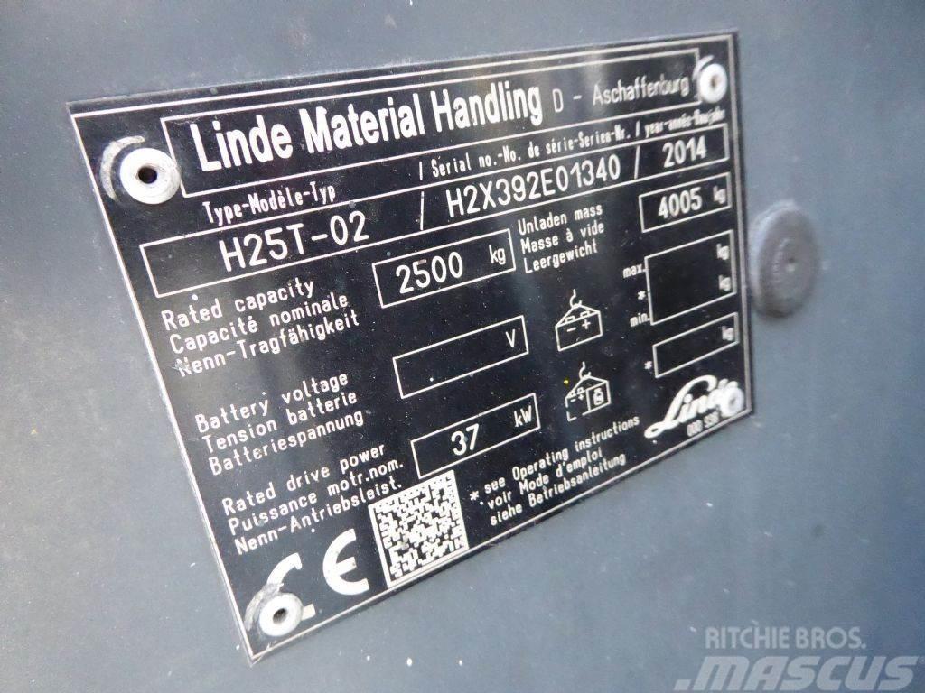 Linde H25T-02 LPG tehnika