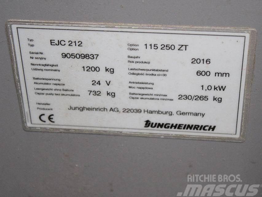 Jungheinrich EJC 212 115-57 250ZT Krautnētāji