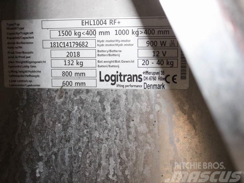 Logitrans EHL 1004 RF-Plus Zemie palešu pacēlāji
