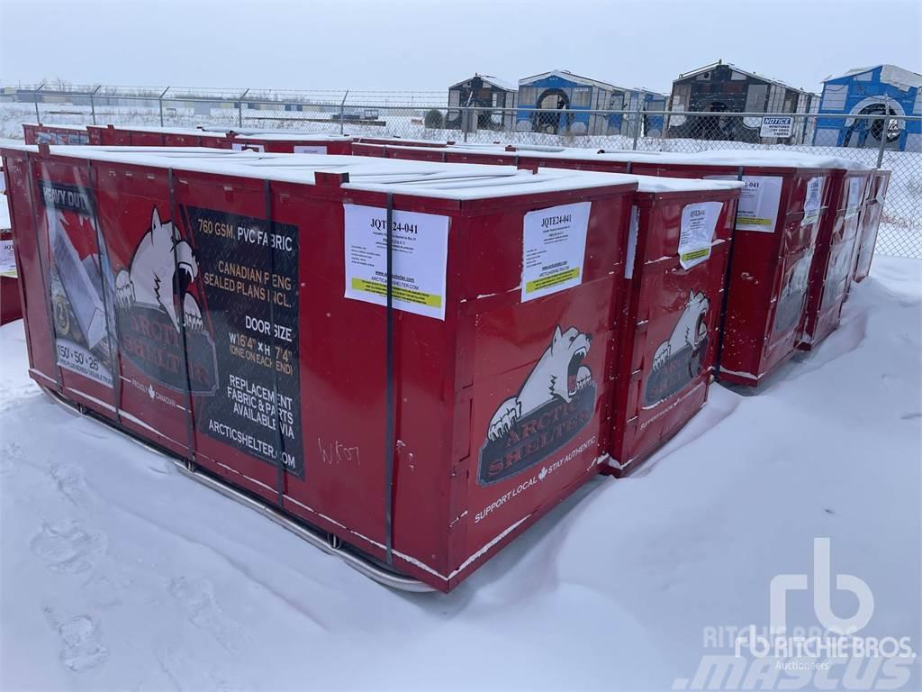 Arctic Shelter 150 ft x 50 ft x 26 ft Peak Dou ... Tērauda karkasa ēkas
