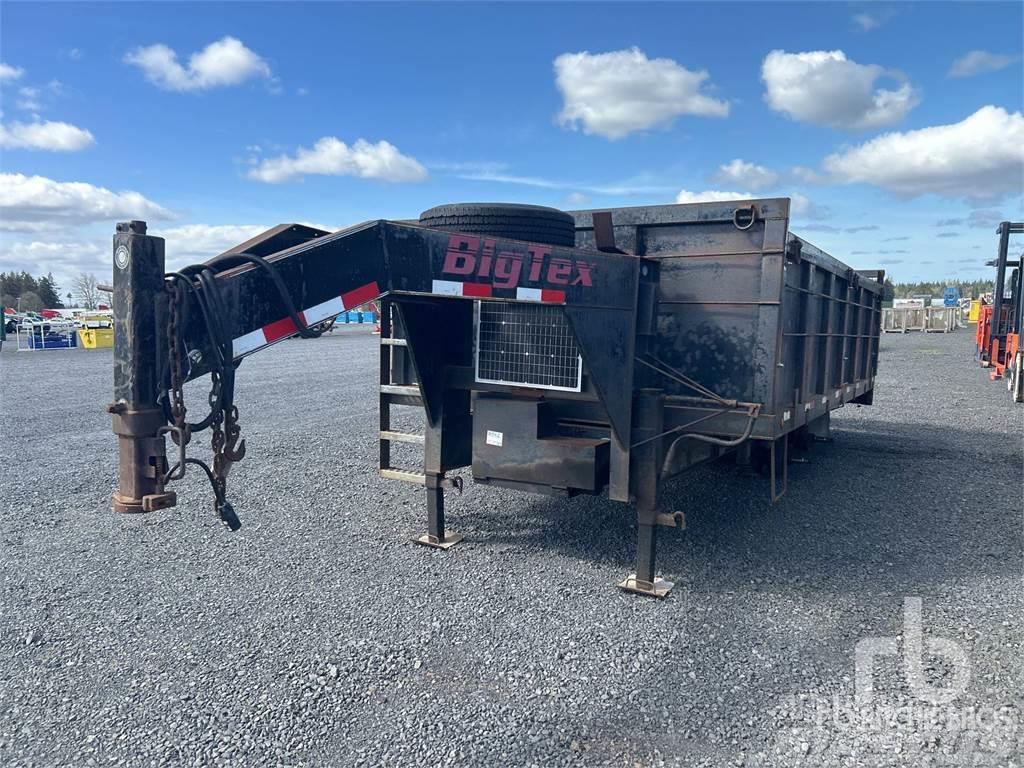 Big Tex 16 ft T/A Gooseneck Dump (Inope ... Auto pārvadāšanas treileri